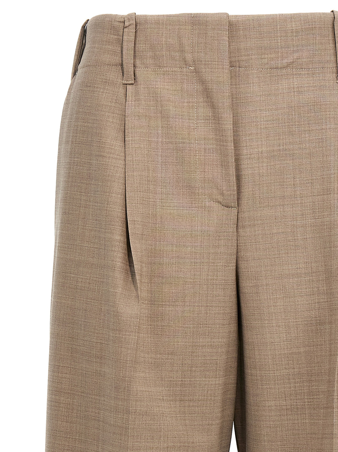 Wool Pantaloni Grigio