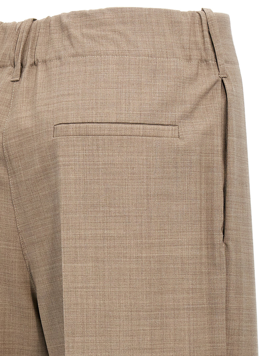 Wool Pantaloni Grigio