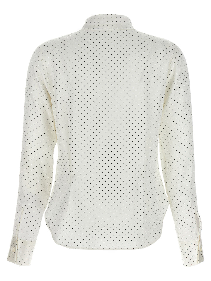 Polka Dot Silk Shirt Camicie Bianco/Nero