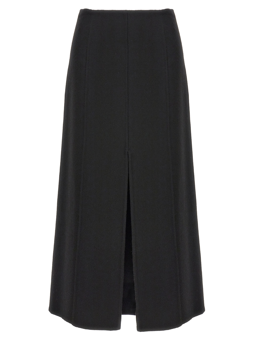 Long Cloth Skirt Gonne Nero