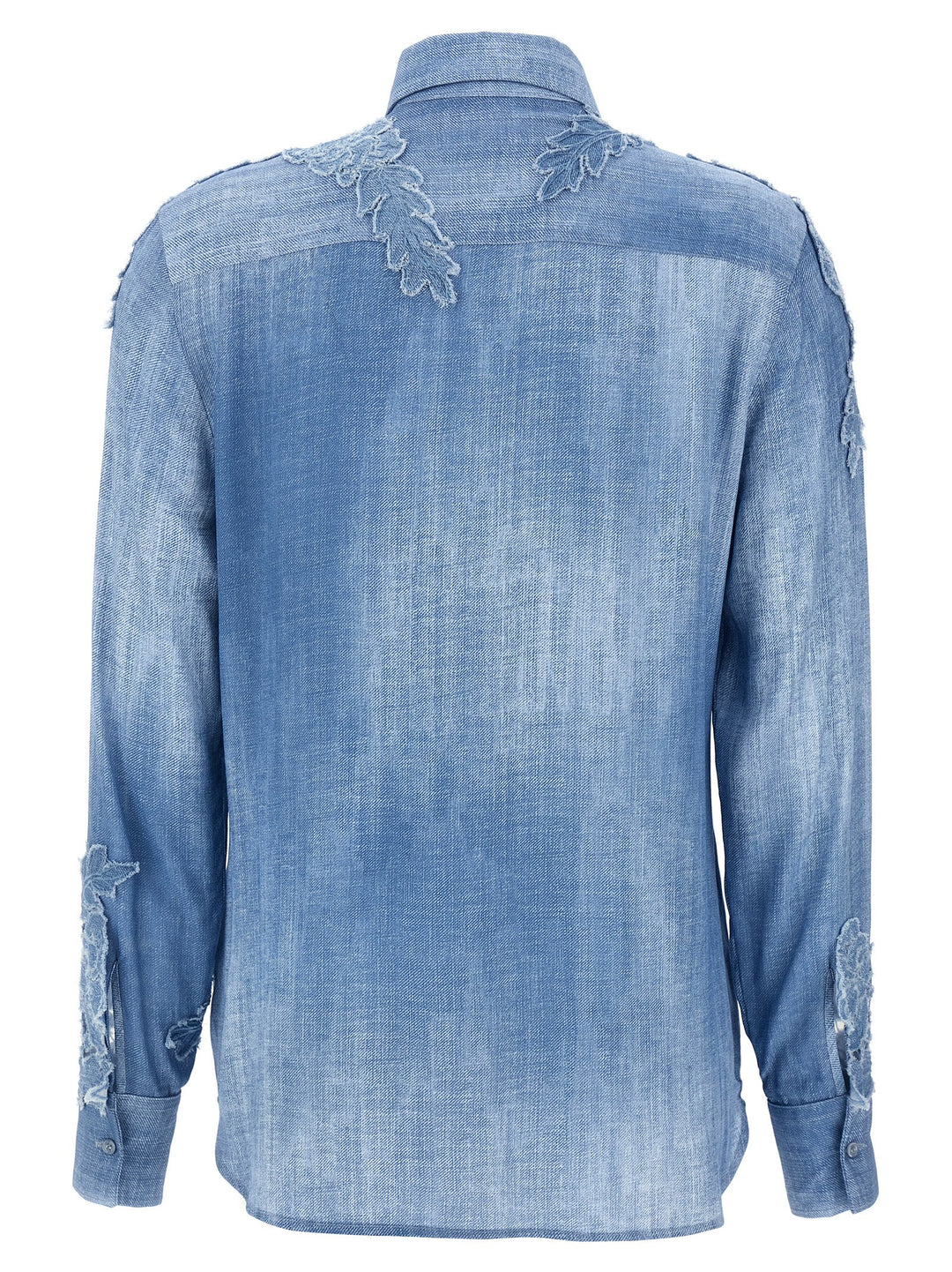 Macramé Shirt Camicie Celeste