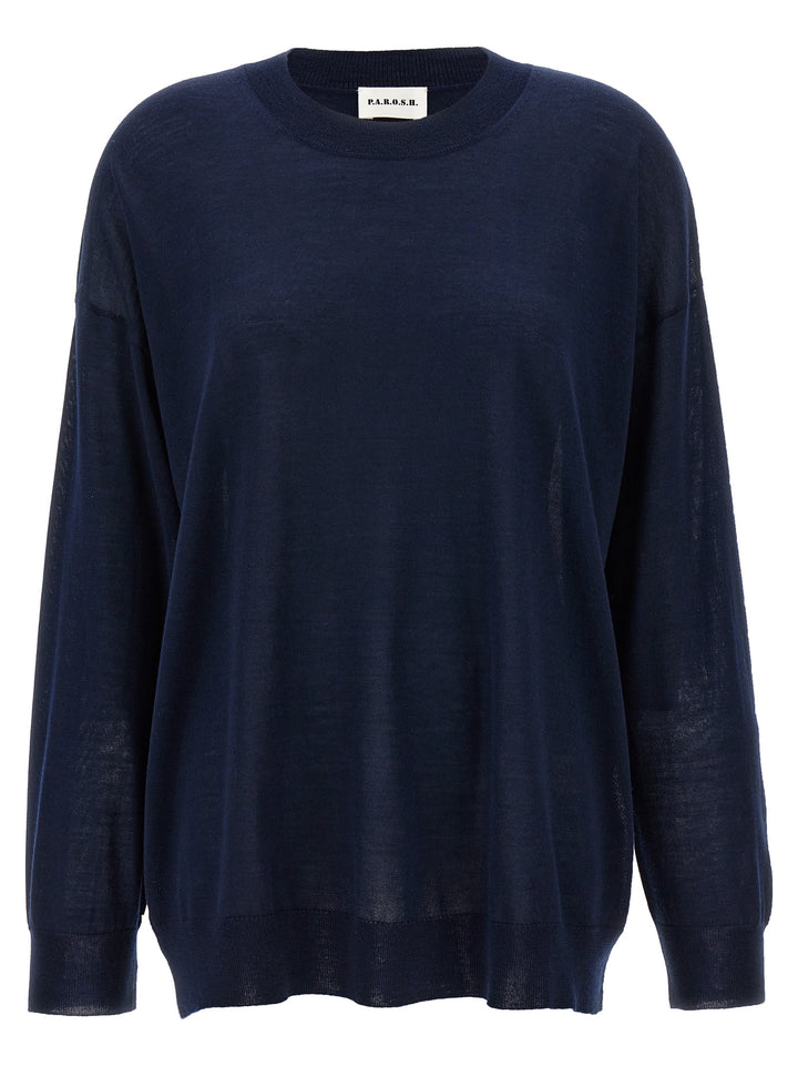 Crew-Neck Sweater Maglioni Blu