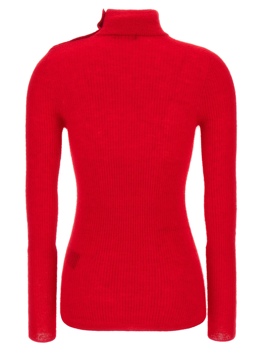 Mohair Button Sweater Maglioni Rosso