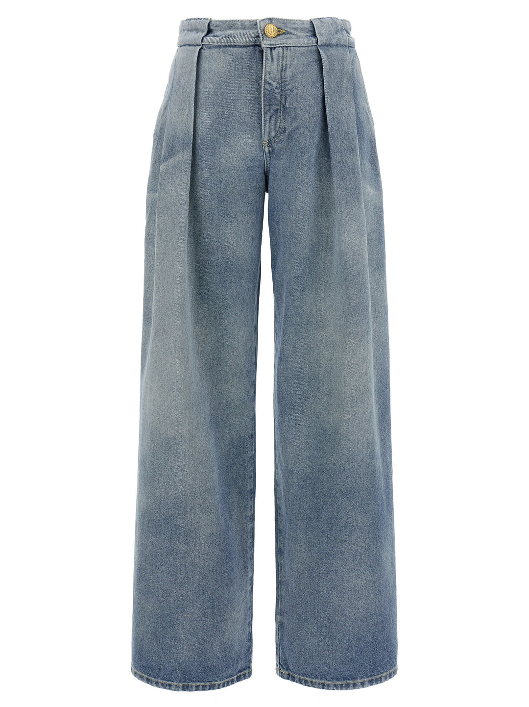 Pleated Jeans Celeste