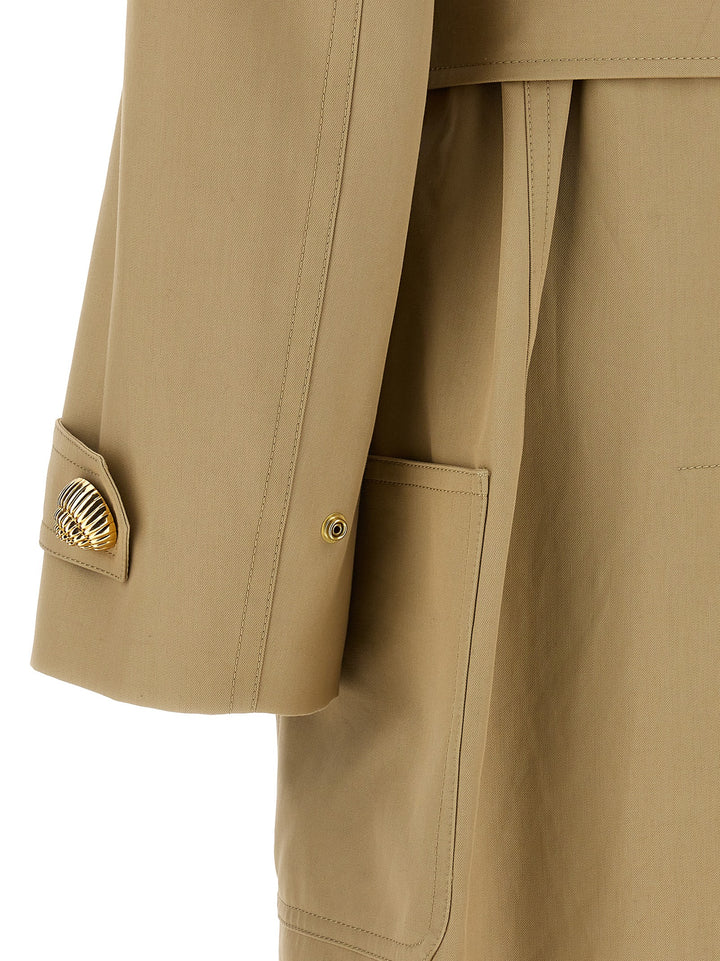 Chiocciola Trench E Impermeabili Beige