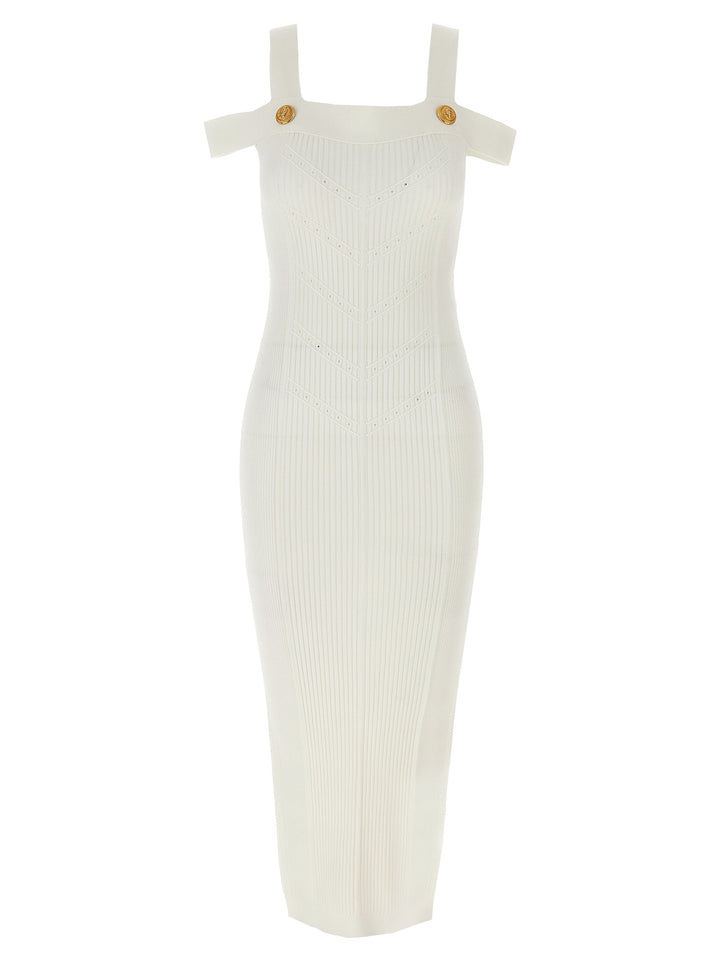 Knitted Dress Abiti Bianco