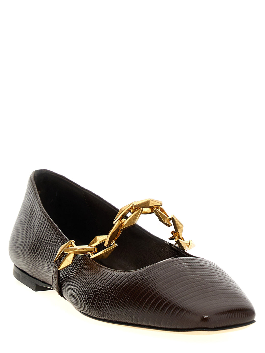 Diamond Tilda Flat Shoes Marrone