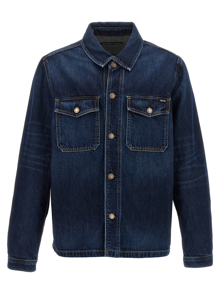 Denim Shirt Camicie Blu