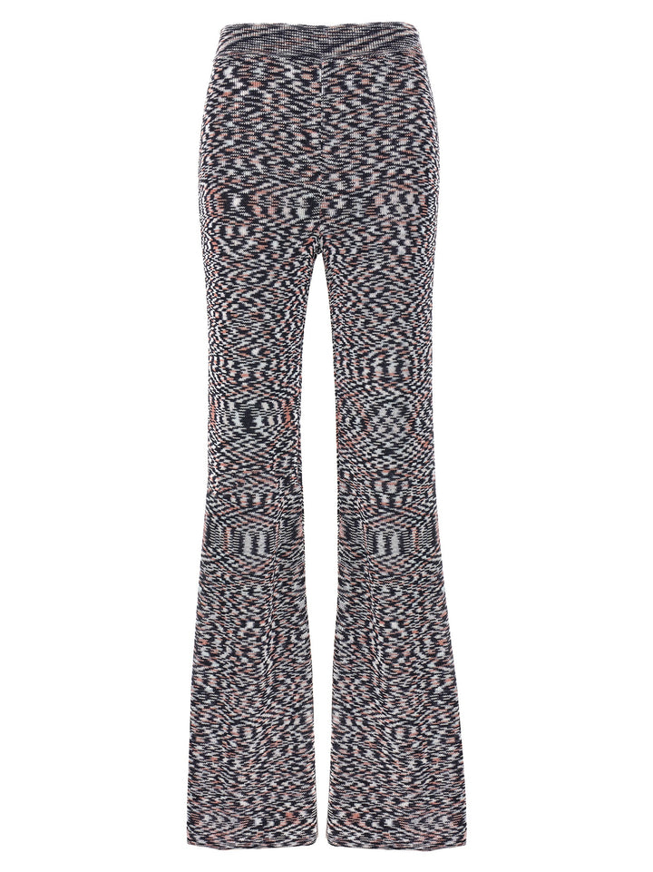 Patterned Pantaloni Multicolor