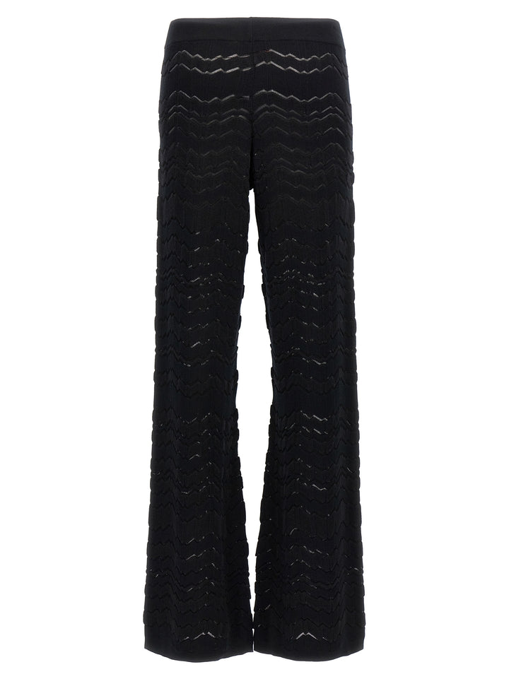 Zig Zag Pantaloni Nero