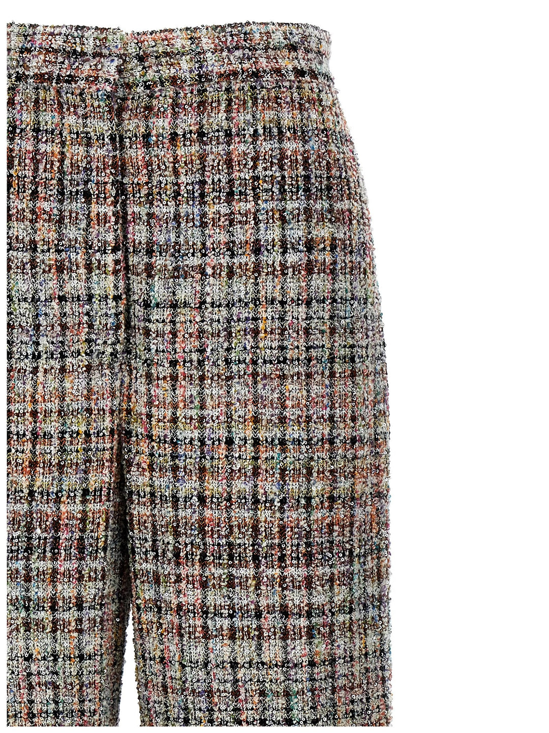 Micro Sequin Pantaloni Multicolor