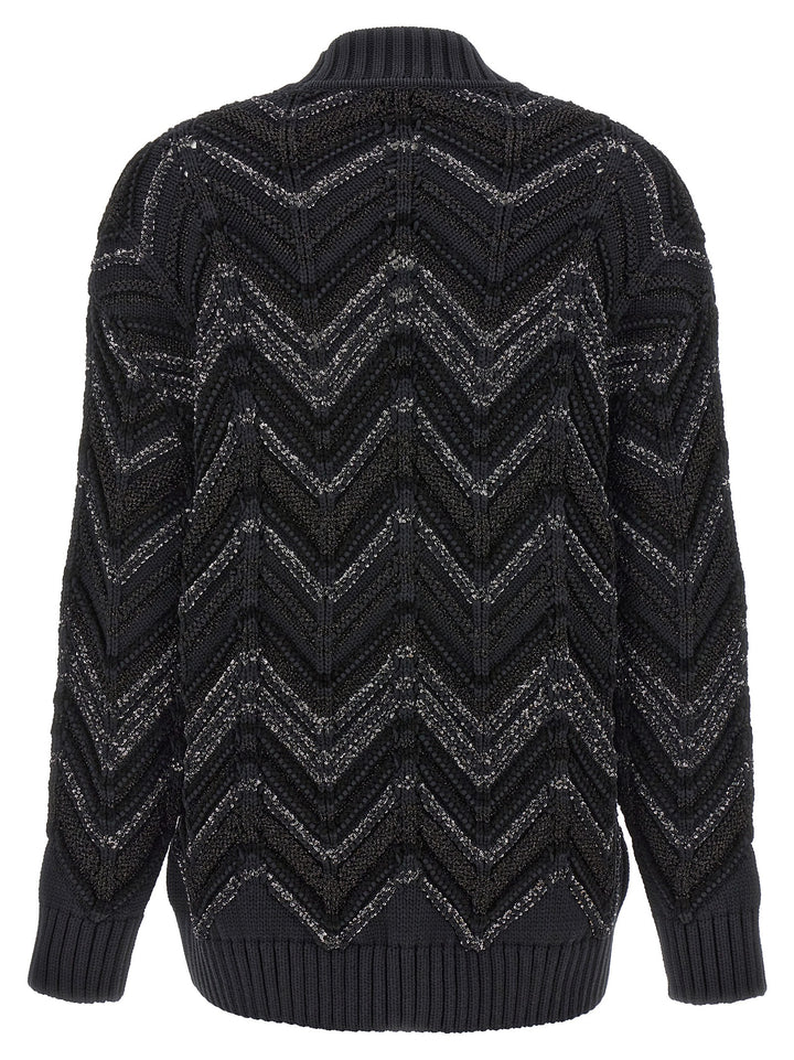 Zig Zag Maglioni Nero