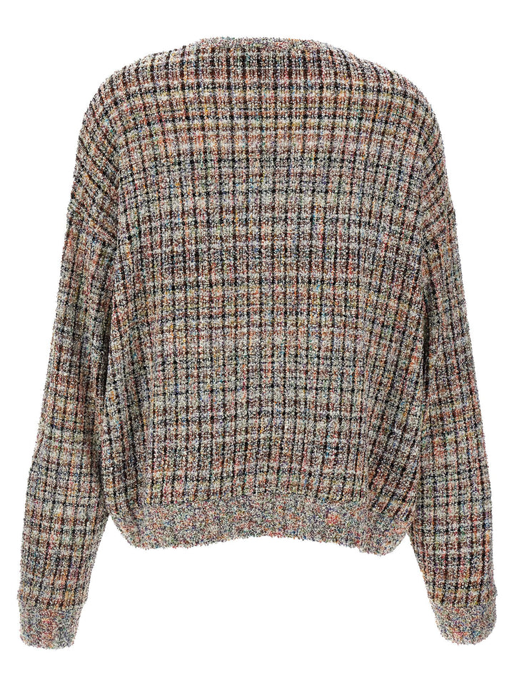 Sequin Bouclé Sweater Maglioni Multicolor