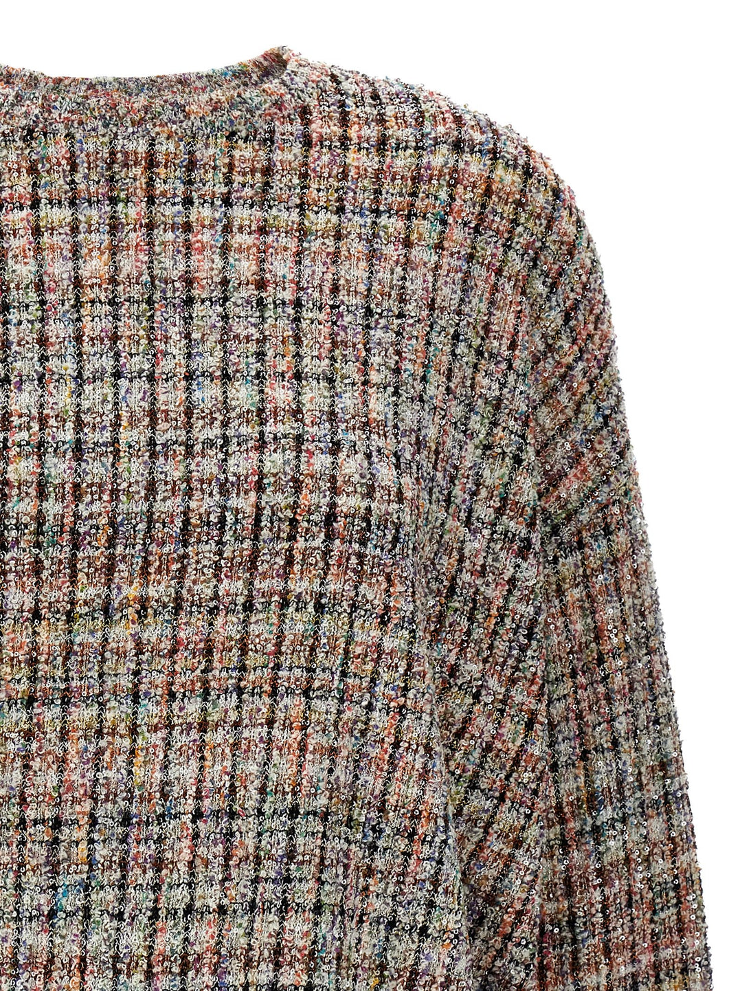 Sequin Bouclé Sweater Maglioni Multicolor