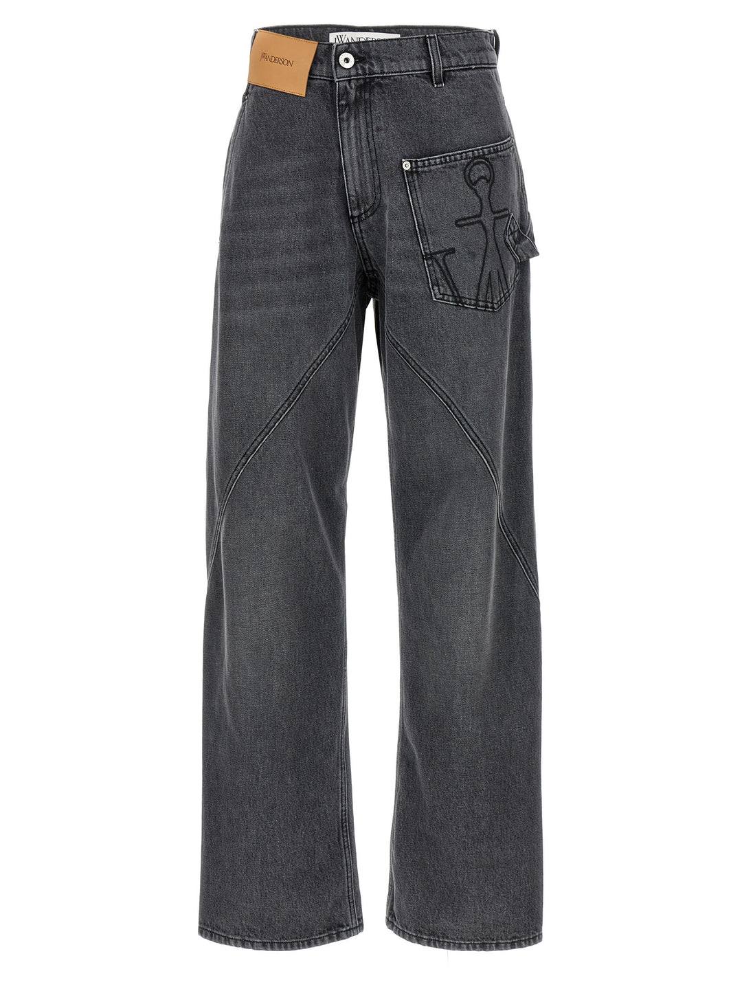 Twisted Workwear Jeans Grigio