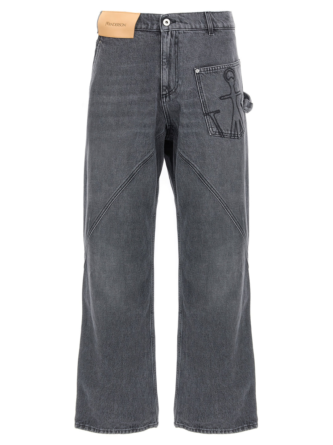 Twisted Workwear Jeans Grigio