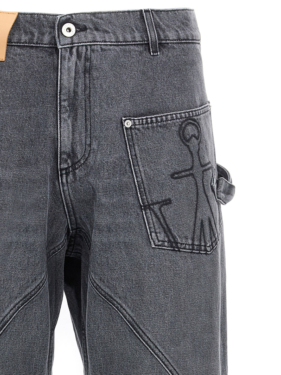 Twisted Workwear Jeans Grigio