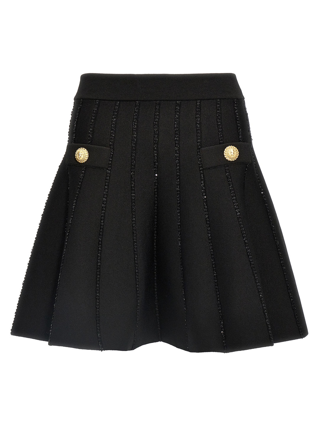 Sequin Skirt Gonne Nero