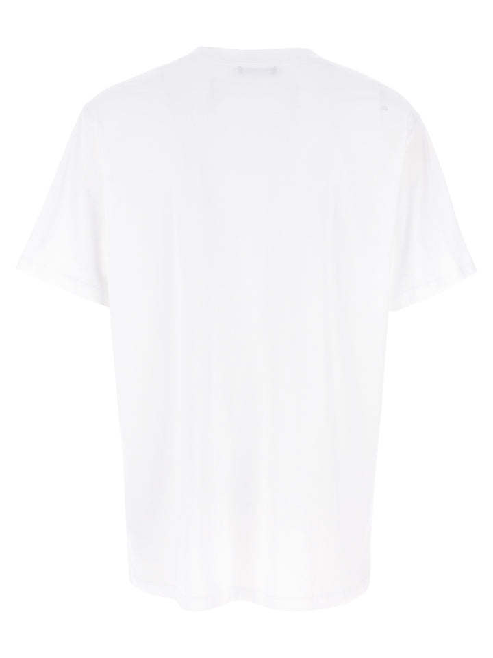 Velvet Logo T Shirt Bianco/Nero