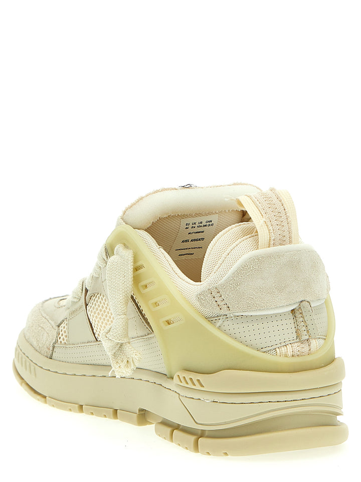 Area Patchwork Sneakers Beige