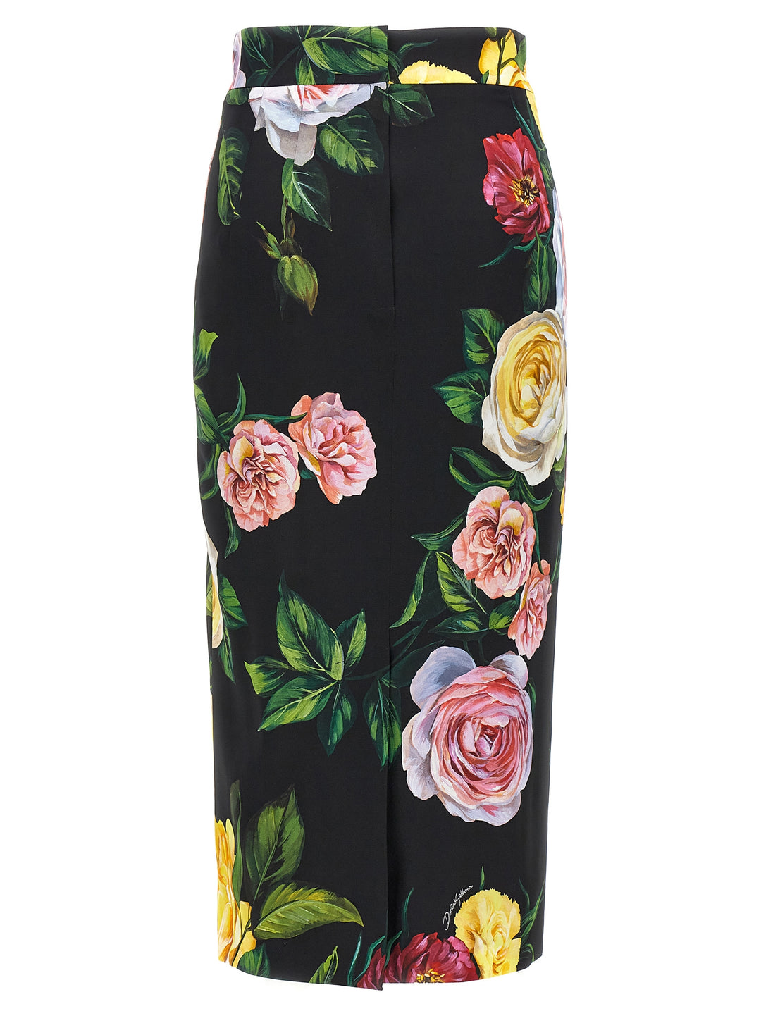 Floral Longuette Skirt Gonne Multicolor