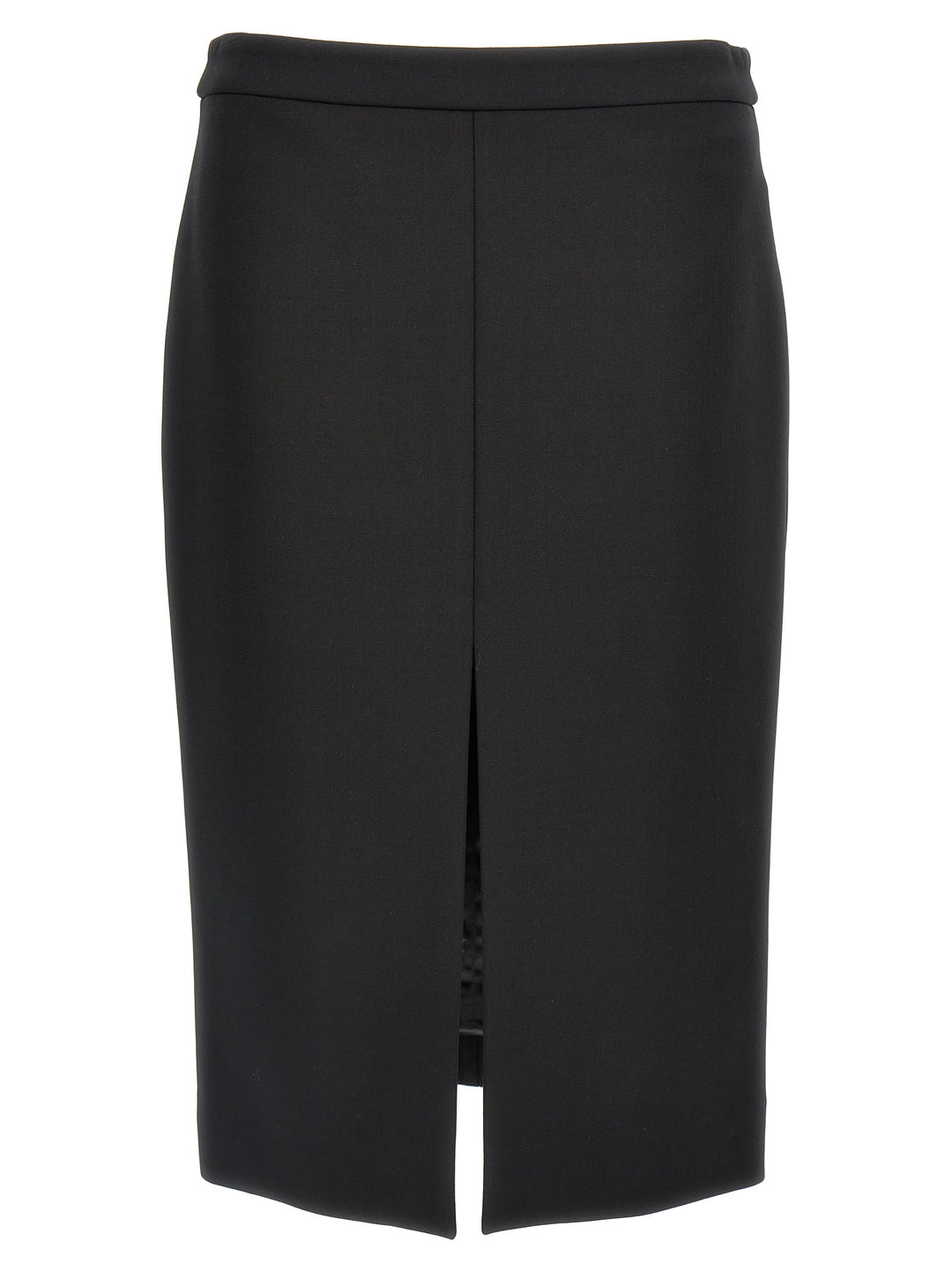 Sheath Midi Skirt Gonne Nero