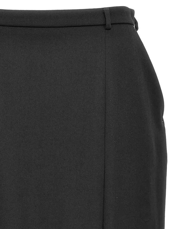 Slit Skirt Gonne Nero