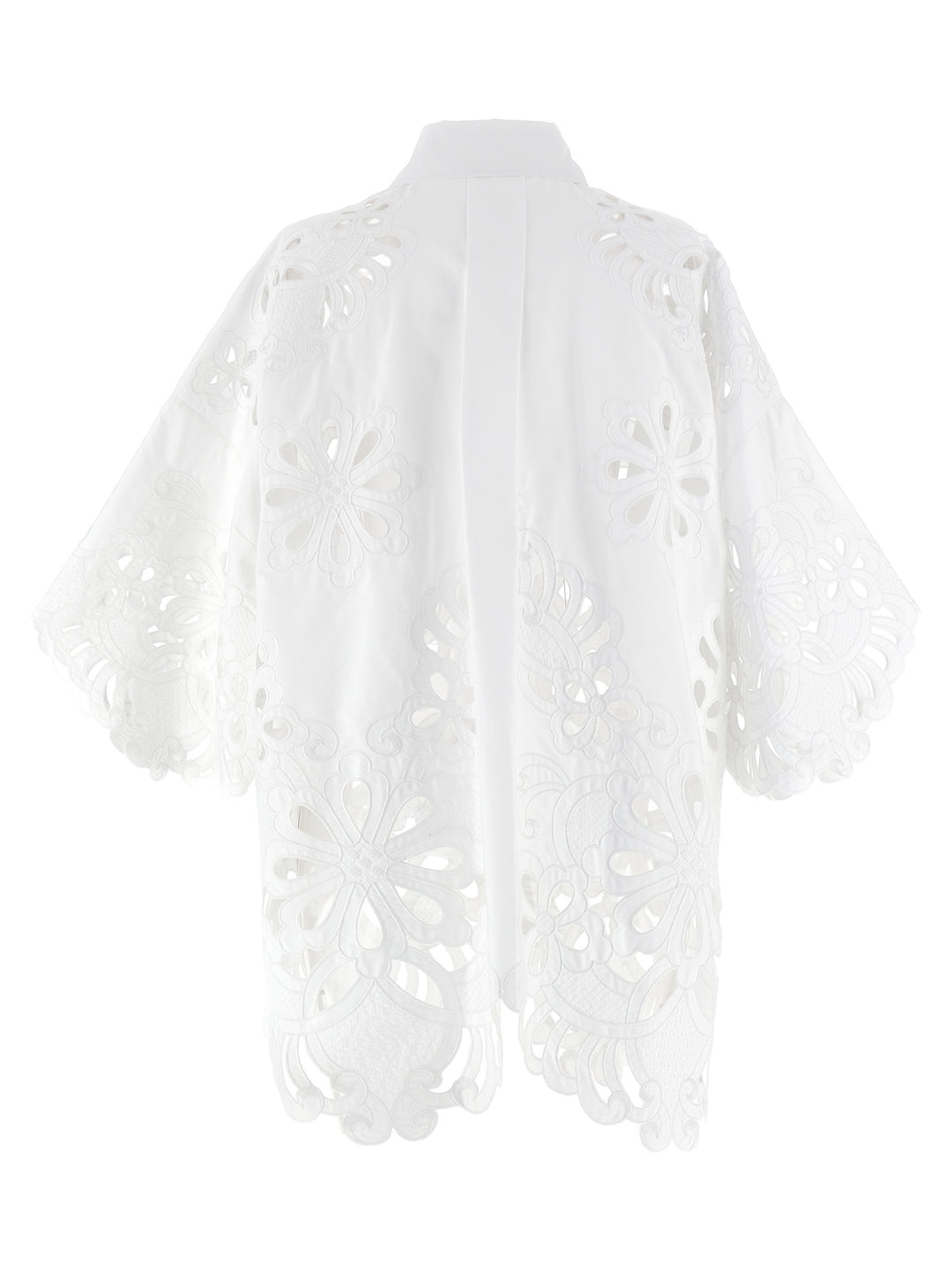 Cut-Out Embroidery Shirt Camicie Bianco