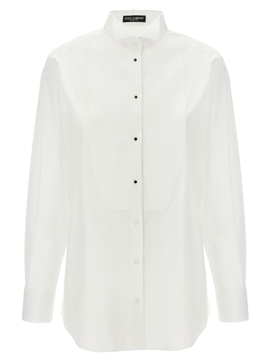 Piquet Plastron Shirt Camicie Bianco