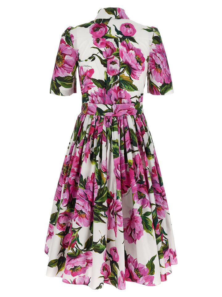 Longuette Floral Dress Abiti Multicolor