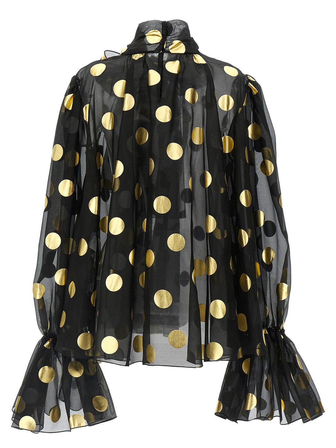 Polka Dot Lamé Blouse Camicie Multicolor