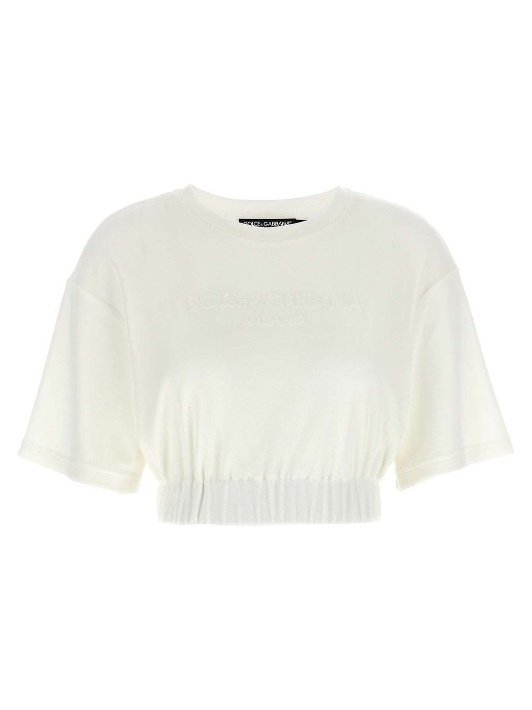 Logo Chenille Top Top Bianco