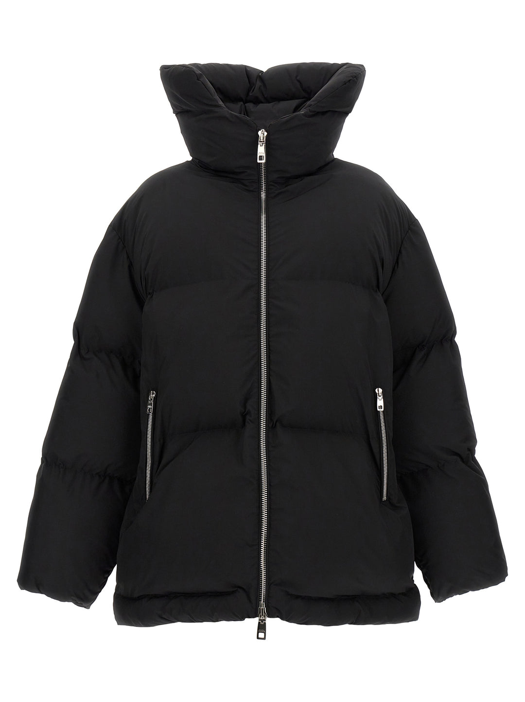 Logo Plate Down Jacket Giacche Nero