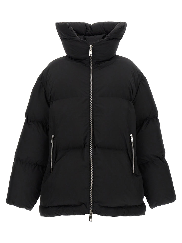 Logo Plate Down Jacket Giacche Nero