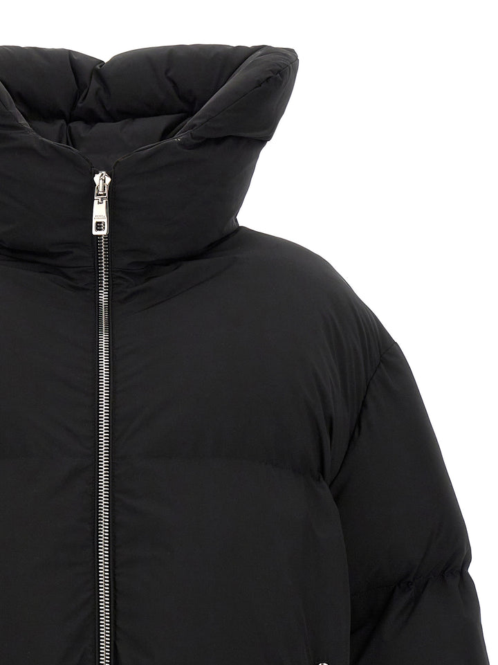 Logo Plate Down Jacket Giacche Nero