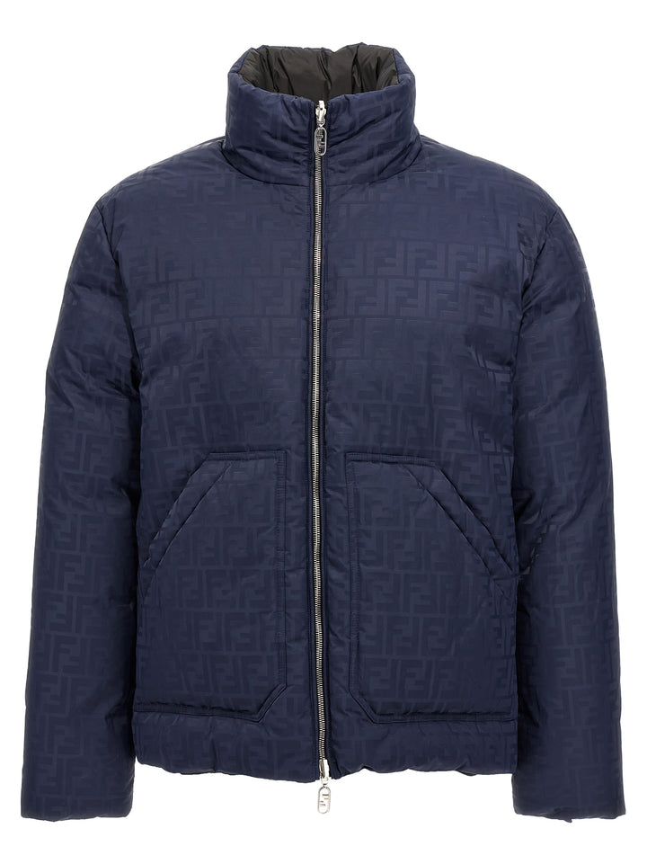 Ff Reversible Down Jacket Giacche Blu