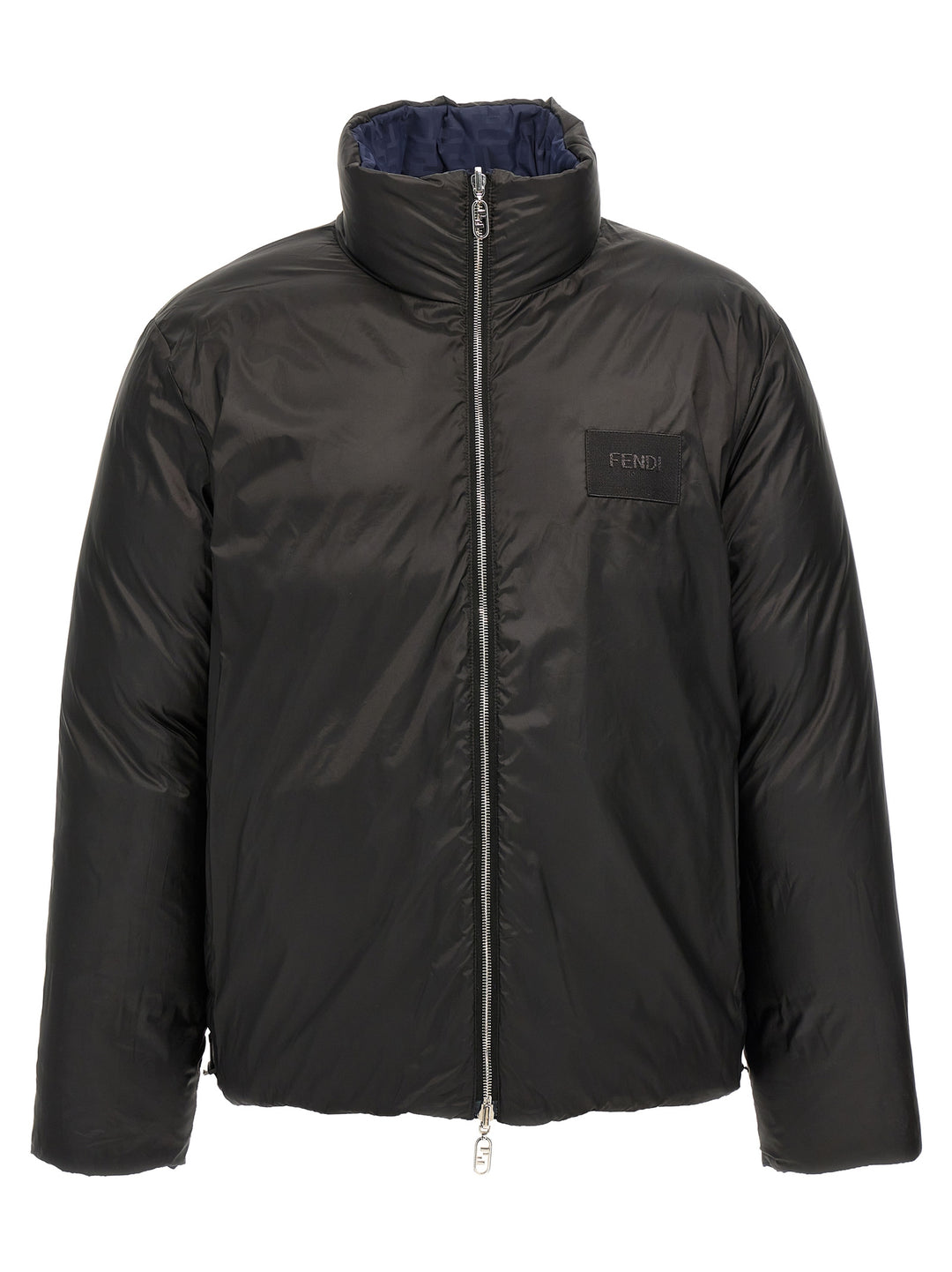 Ff Reversible Down Jacket Giacche Blu