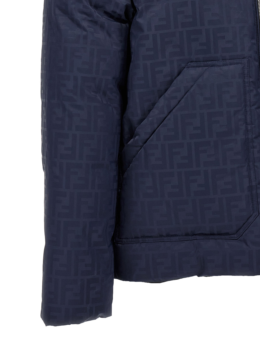 Ff Reversible Down Jacket Giacche Blu