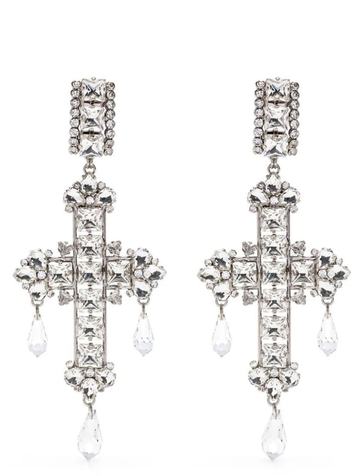 Crystal Cross Gioielli Silver