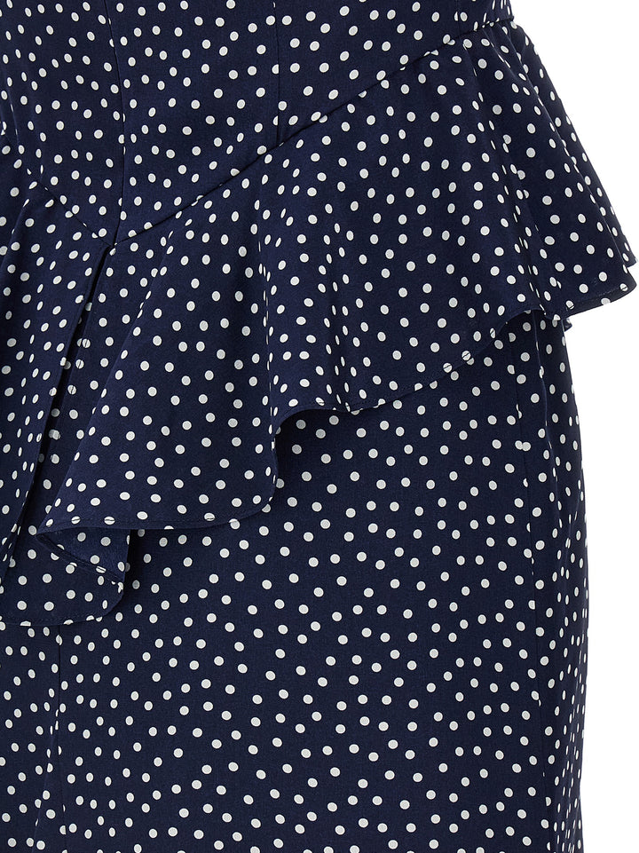 Polka Dot Dress Abiti Blu