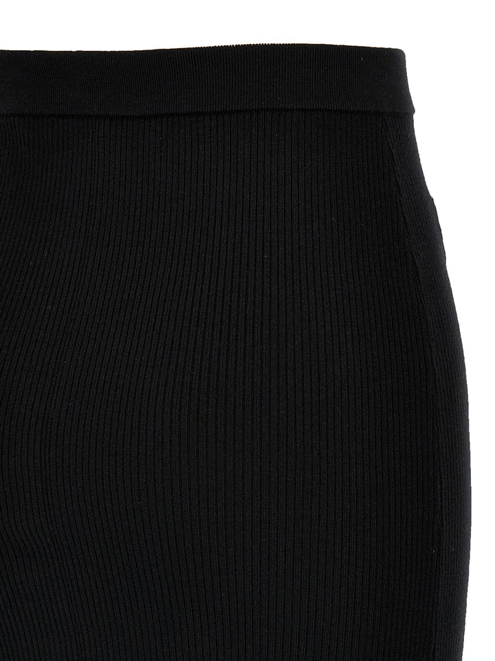 Midi Skirt Gonne Nero