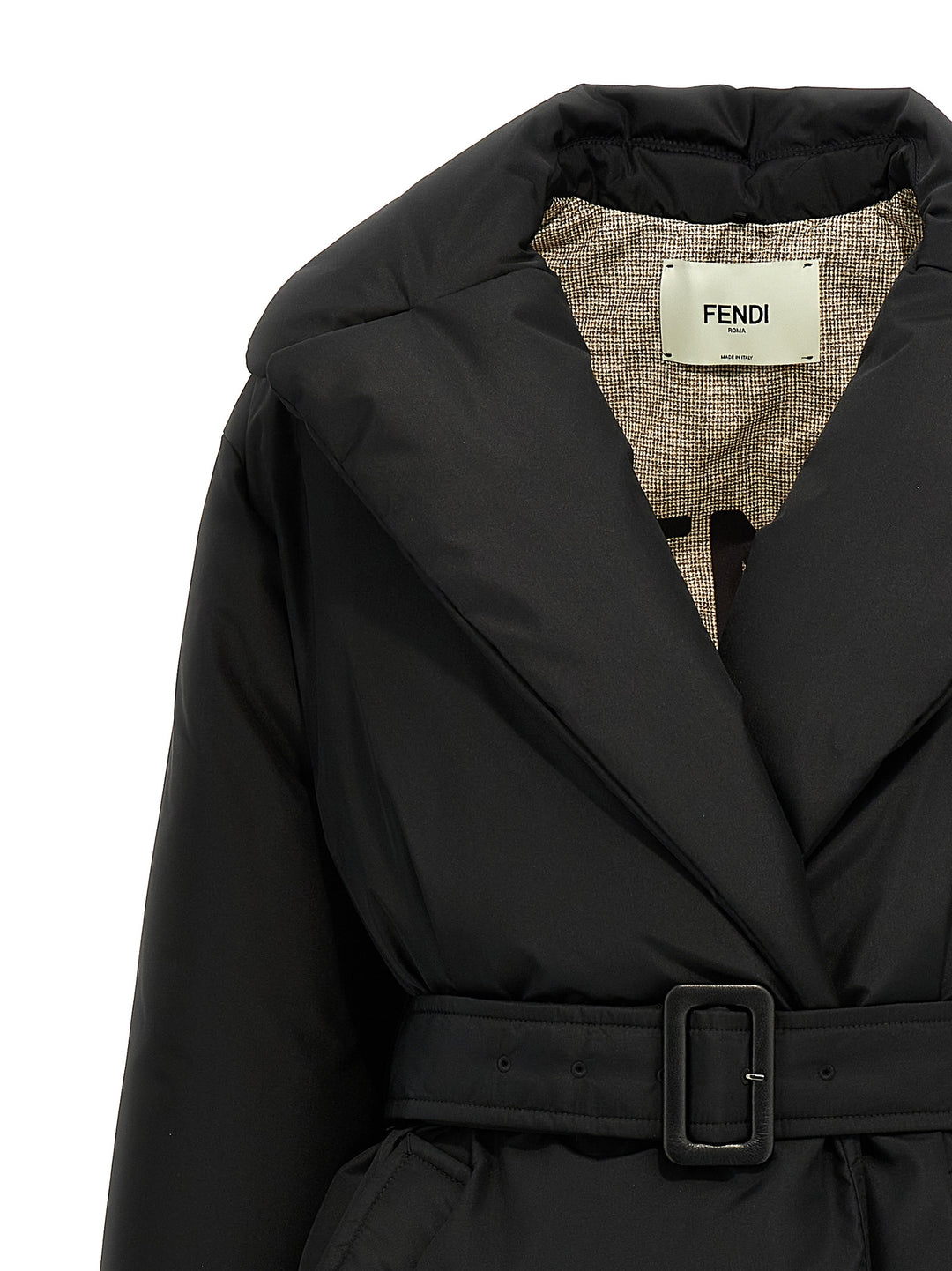 Padded Coat Trench E Impermeabili Nero