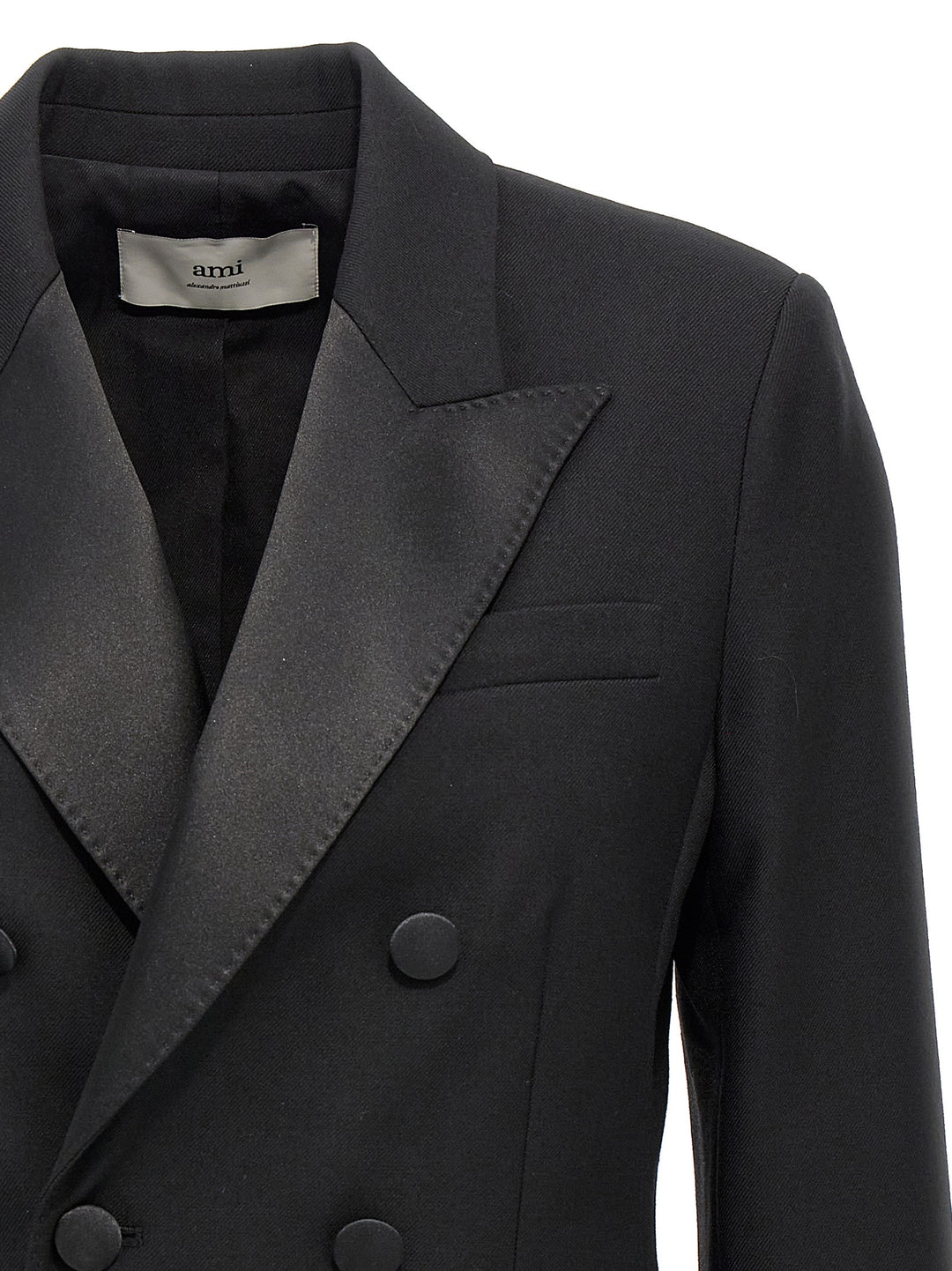 Double-Breasted Wool Blazer Blazer And Suits Nero