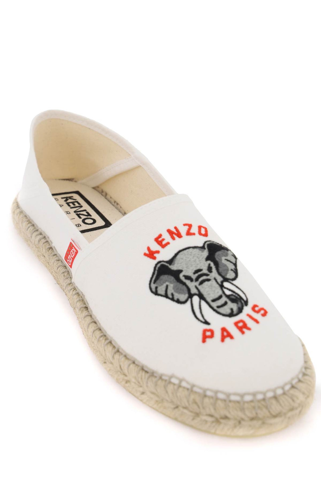 Espadrillas In Tela Con Ricamo Logo