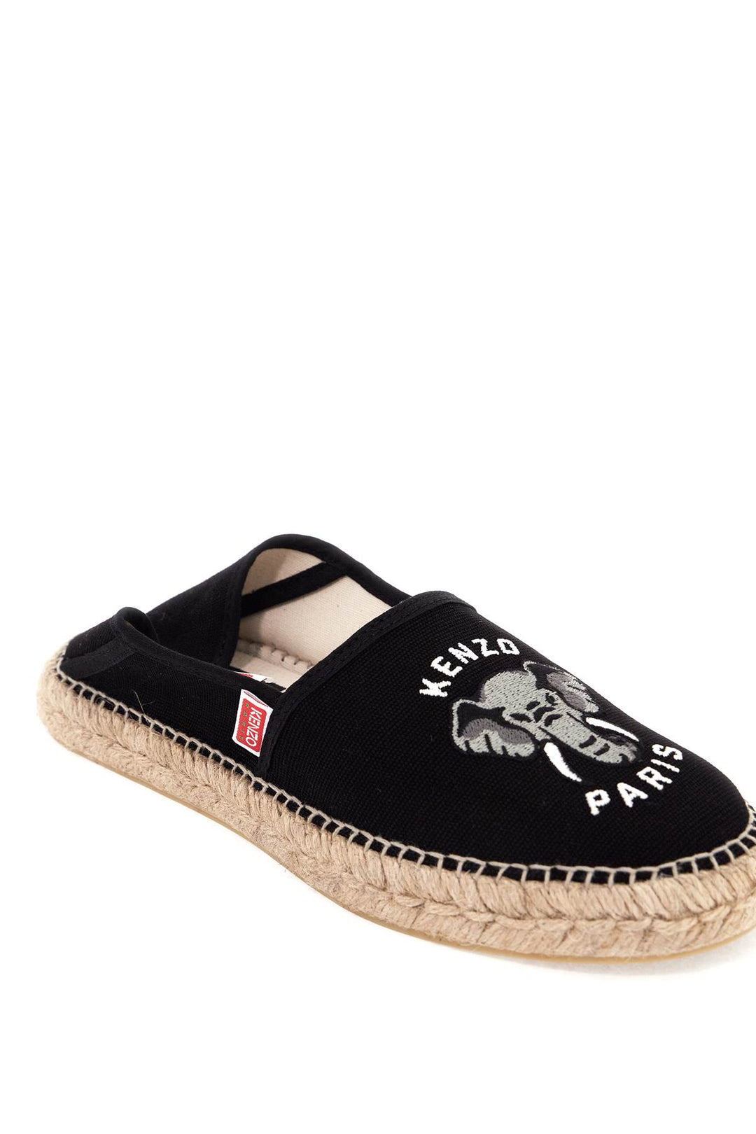 Espadrillas In Tela Con Ricamo Logo