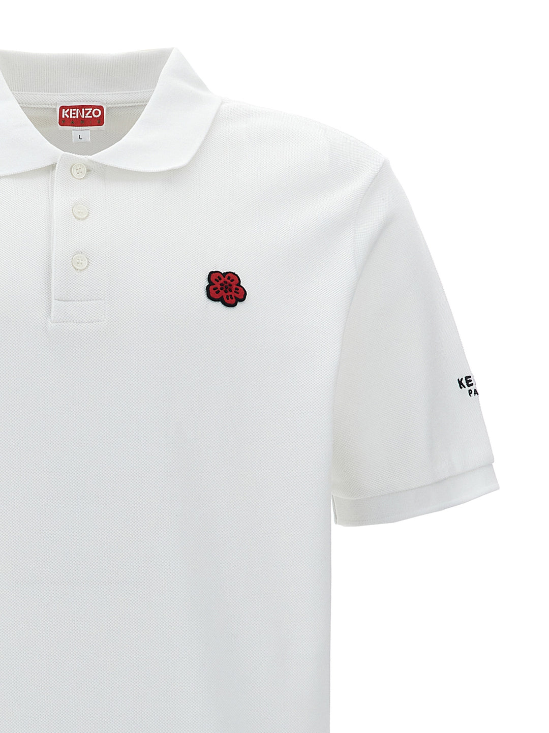 Gots Boke Flower Polo Bianco