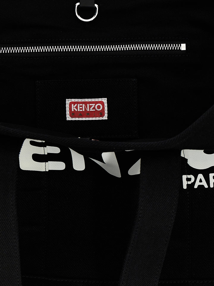 Kenzo Utility Tote Bianco/Nero