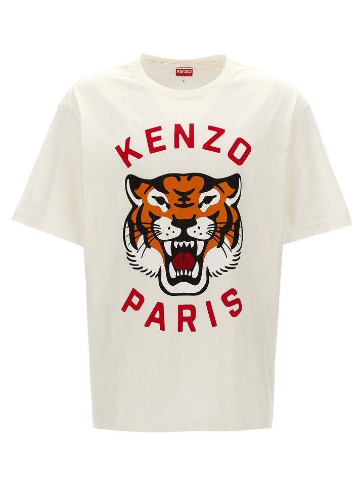 Kenzo Lucky Tiger T Shirt Bianco