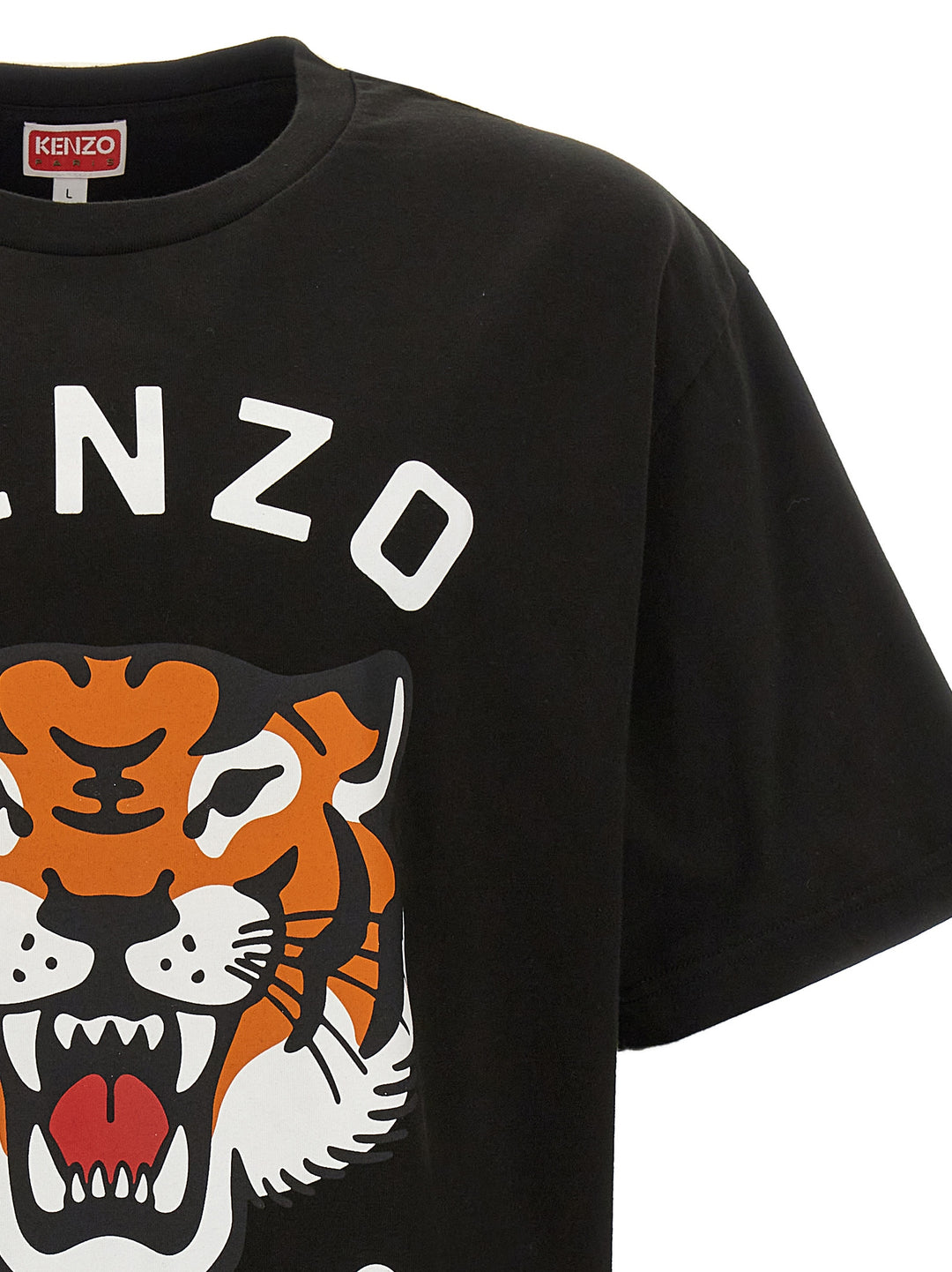 Kenzo Lucky Tiger T Shirt Nero