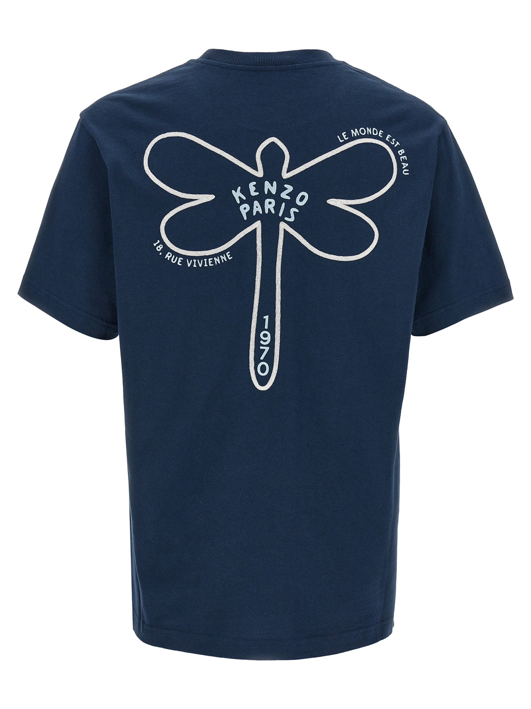 Got Kenzo Dragonfly T Shirt Blu